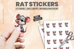 Rat|Printable Animal Sticker Product Image 1