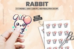 Rabbit|Printable Animal Sticker Product Image 1