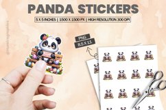 Panda|Printable Animal Sticker Product Image 1