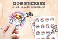 Dog|Printable Animal Sticker Product Image 1