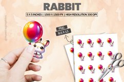 Rabbit|Printable Animal Sticker Product Image 1