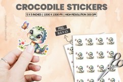 Crocodile|Printable Animal Sticker Product Image 1