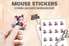 Mouse|Printable Animal Sticker Product Image 1