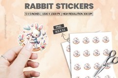Rabbit|Printable Animal Sticker Product Image 1