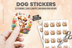 Dog|Printable Animal Sticker Product Image 1