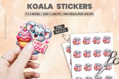 Koala|Printable Animal Sticker Product Image 1