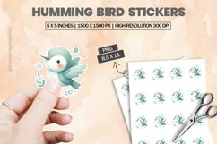 Humming Bird|Printable Animal Sticker Product Image 1