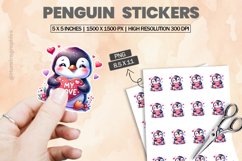 Penguin|Printable Animal Sticker Product Image 1