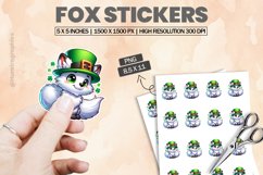 Fox|Printable Animal Sticker Product Image 1
