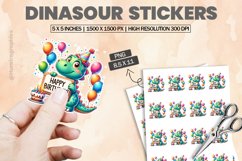 Dinasour|Printable Animal Sticker Product Image 1