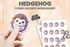 Hedgehog |Printable Animal Sticker Product Image 1
