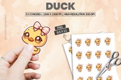 Duck|Printable Animal Sticker Product Image 1