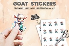 Goat|Printable Animal Sticker Product Image 1