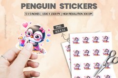 Penguin|Printable Animal Sticker Product Image 1