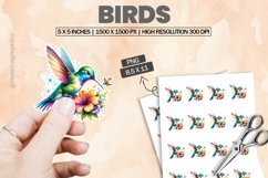 Birds|Printable Animal Sticker Product Image 1