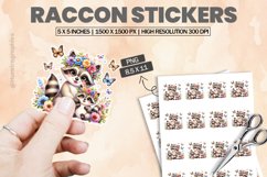 Raccon|Printable Animal Sticker Product Image 1