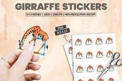 Girraffe|Printable Animal Sticker Product Image 1