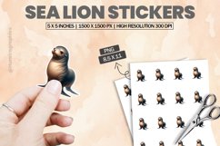 Sea Lion|Printable Animal Sticker Product Image 1