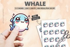 Whale|Printable Animal Sticker Product Image 1