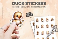 Duck|Printable Animal Sticker Product Image 1
