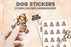 Dog|Printable Animal Sticker Product Image 1