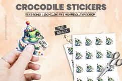 Crocodile|Printable Animal Sticker Product Image 1