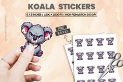 Koala|Printable Animal Sticker Product Image 1