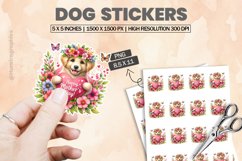 Dog|Printable Animal Sticker Product Image 1