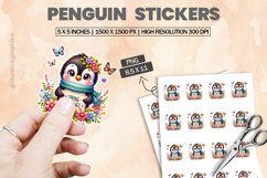 Penguin|Printable Animal Sticker Product Image 1