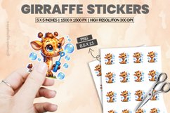 Girraffe|Printable Animal Sticker Product Image 1