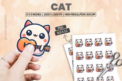 Cat|Printable Animal Sticker Product Image 1