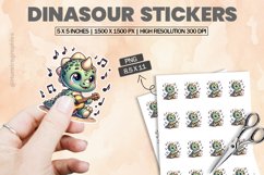 Dinasour|Printable Animal Sticker Product Image 1