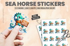 Sea Horse|Printable Animal Sticker Product Image 1