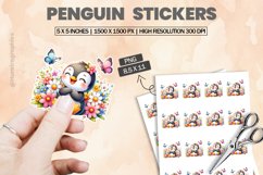Penguin|Printable Animal Sticker Product Image 1