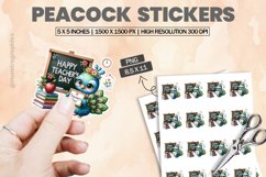 Peacock|Printable Animal Sticker Product Image 1