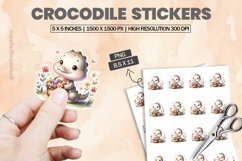 Crocodile|Printable Animal Sticker Product Image 1