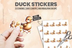 Duck|Printable Animal Sticker Product Image 1