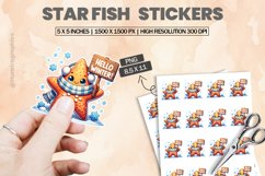 Star Fish|Printable Animal Sticker Product Image 1