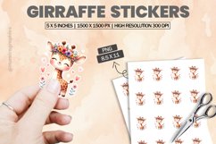 Girraffe|Printable Animal Sticker Product Image 1