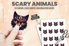 Scary Animal|Printable Animal Sticker Product Image 1