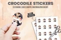 Crocodile|Printable Animal Sticker Product Image 1