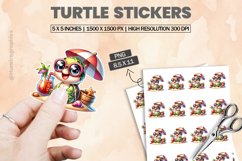 Turtle|Printable Animal Sticker Product Image 1
