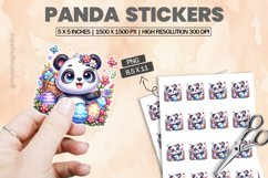 Panda|Printable Animal Sticker Product Image 1