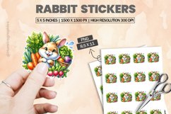 Rabbit|Printable Animal Sticker Product Image 1