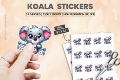 Koala|Printable Animal Sticker Product Image 1