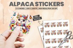 Alpaca|Printable Animal Sticker Product Image 1