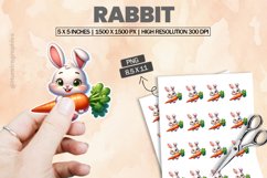 Rabbit|Printable Animal Sticker Product Image 1