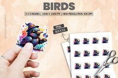 Birds|Printable Animal Sticker Product Image 1