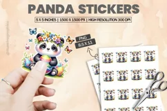 Panda|Printable Animal Sticker Product Image 1