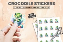 Crocodile|Printable Animal Sticker Product Image 1